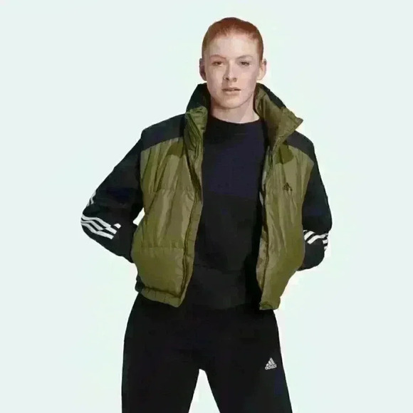 adidas Jackets & Blazers - NEW! Adidas Women's XL Sportswear 3-Stripes Insulated Zip Vest